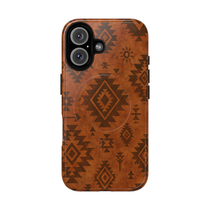 Rusty Aztec Magnetic Case