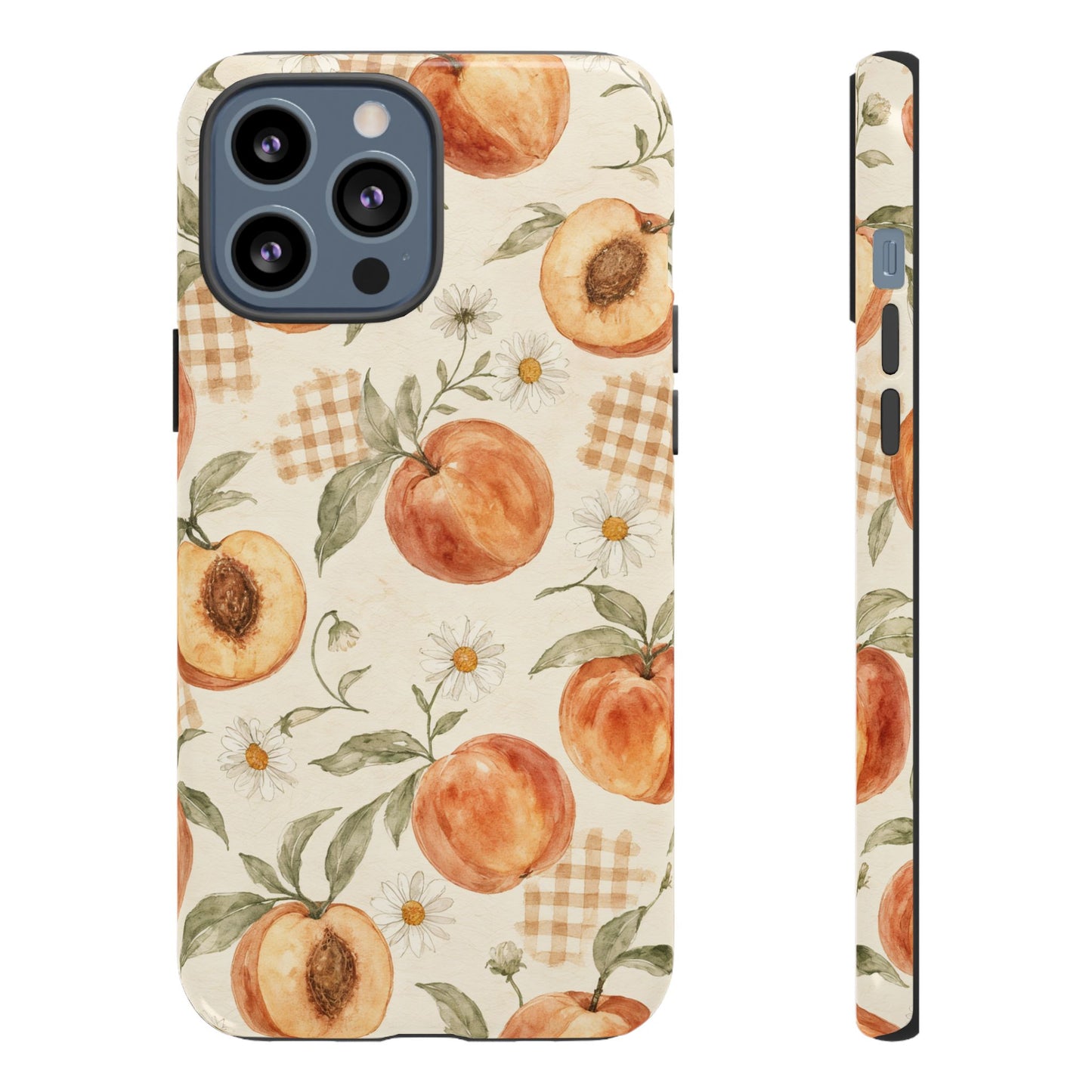 Peachy Gingham Tough Case