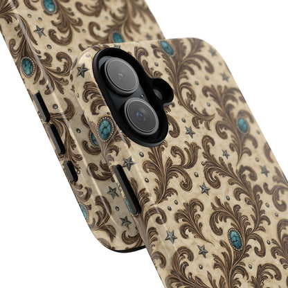 Turquoise Plume Tough Case