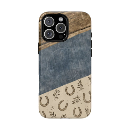 Barnwood Denim Magnetic Case
