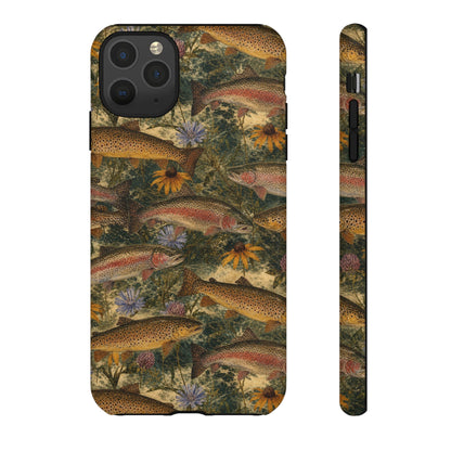 Floral Trout Tough Case