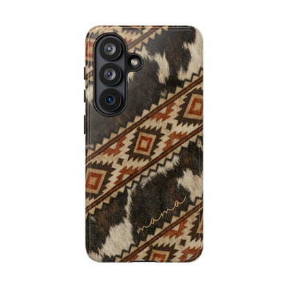 Cowhide Aztec Mama Tough Case