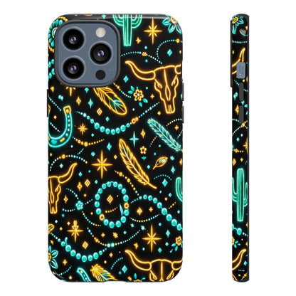 Neon Turquoise Tough Case