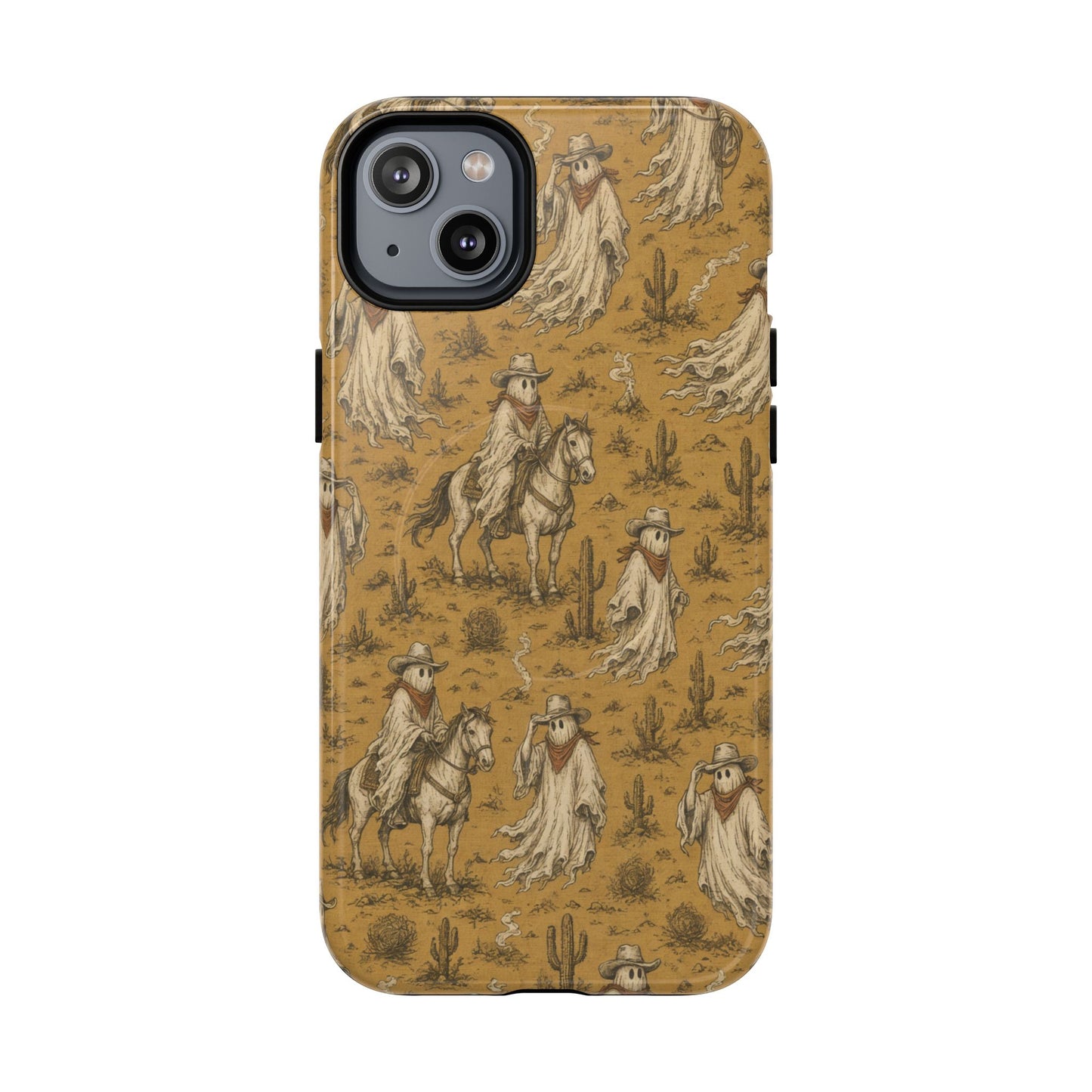 Ghost Cowboy Toile Magnetic Case