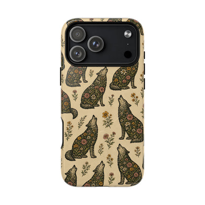 Floral Wolves Magnetic Case