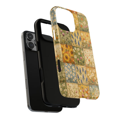 Spring Patchwork Magnetic Case