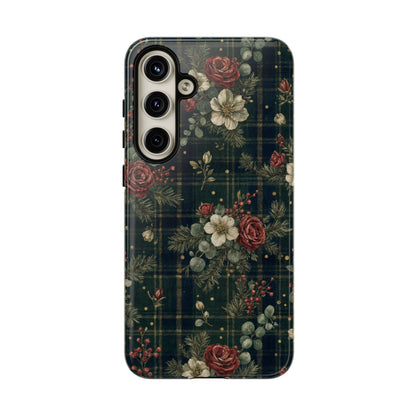 Tartan Roses Tough Case