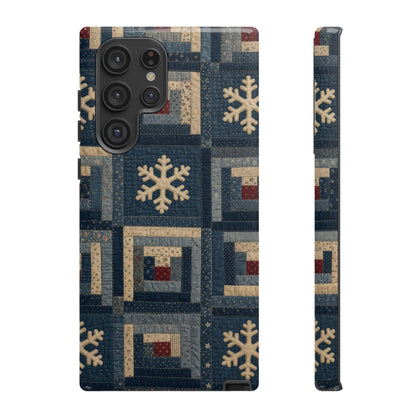 Snowflake Quilt Tough Case