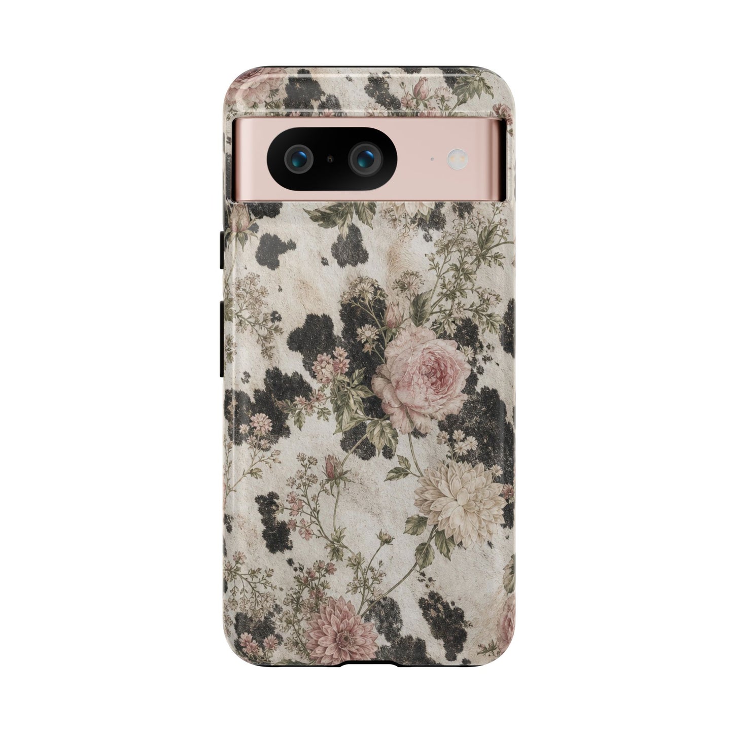 Floral Cowhide Tough Case