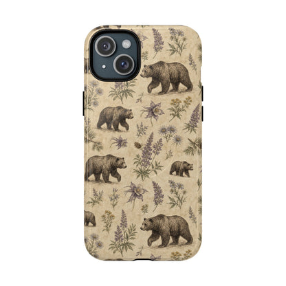 Floral Bear Magnetic Case