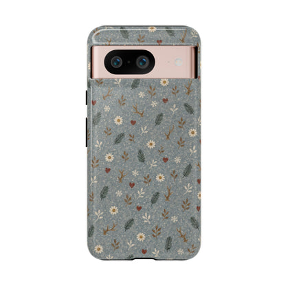 Antler Daisies Snow Tough Case