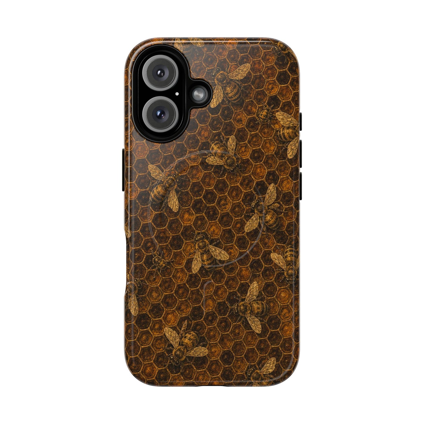 Golden Honeycomb Magnetic Case
