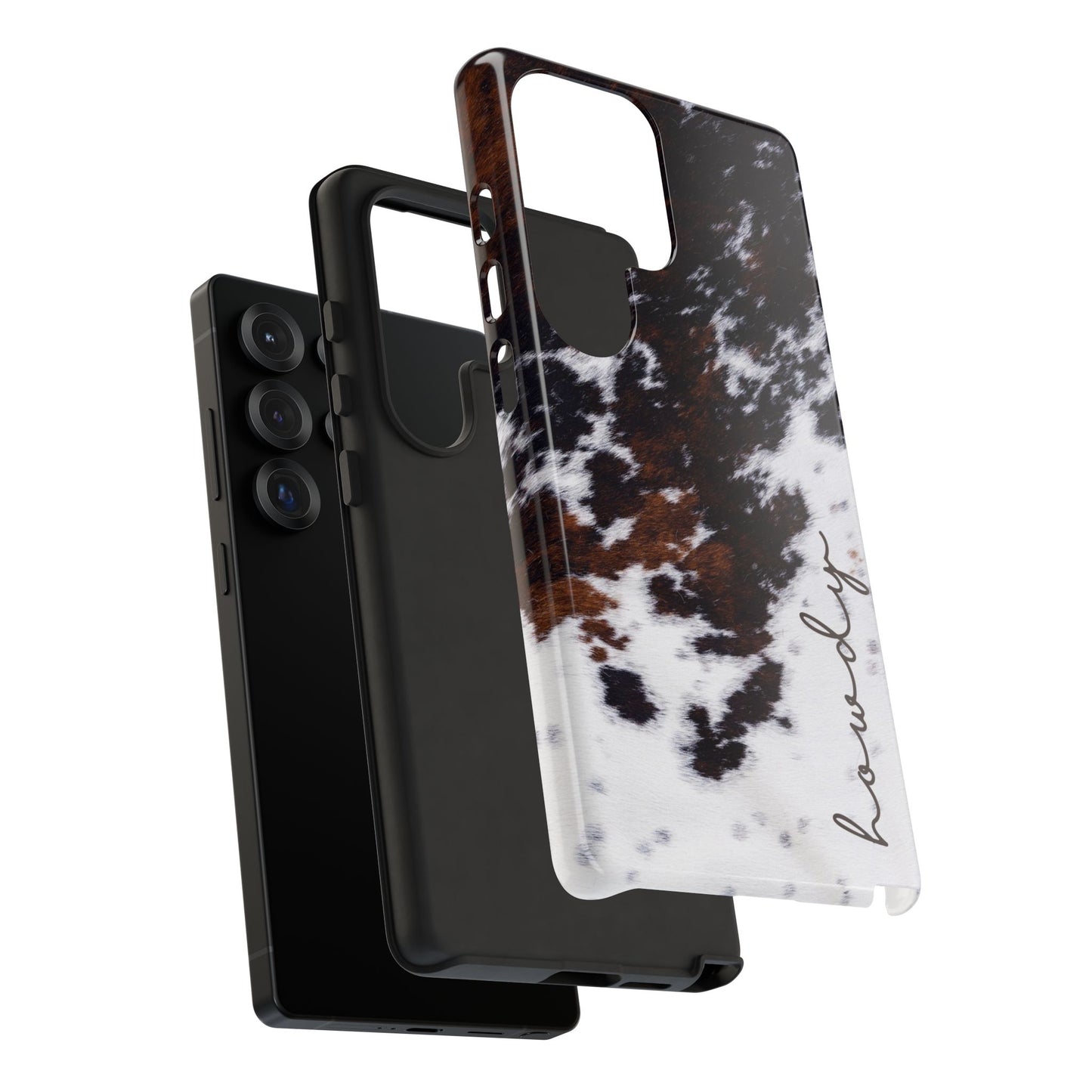 Howdy Cowhide Tough Phone Case