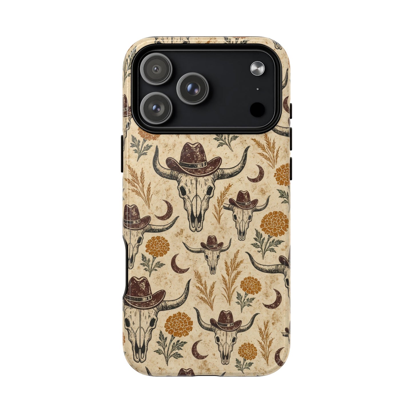 Marigold Skull Magnetic Case
