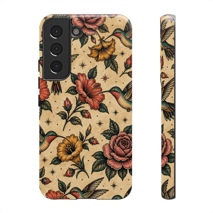 Hummingbird Rose Tough Case