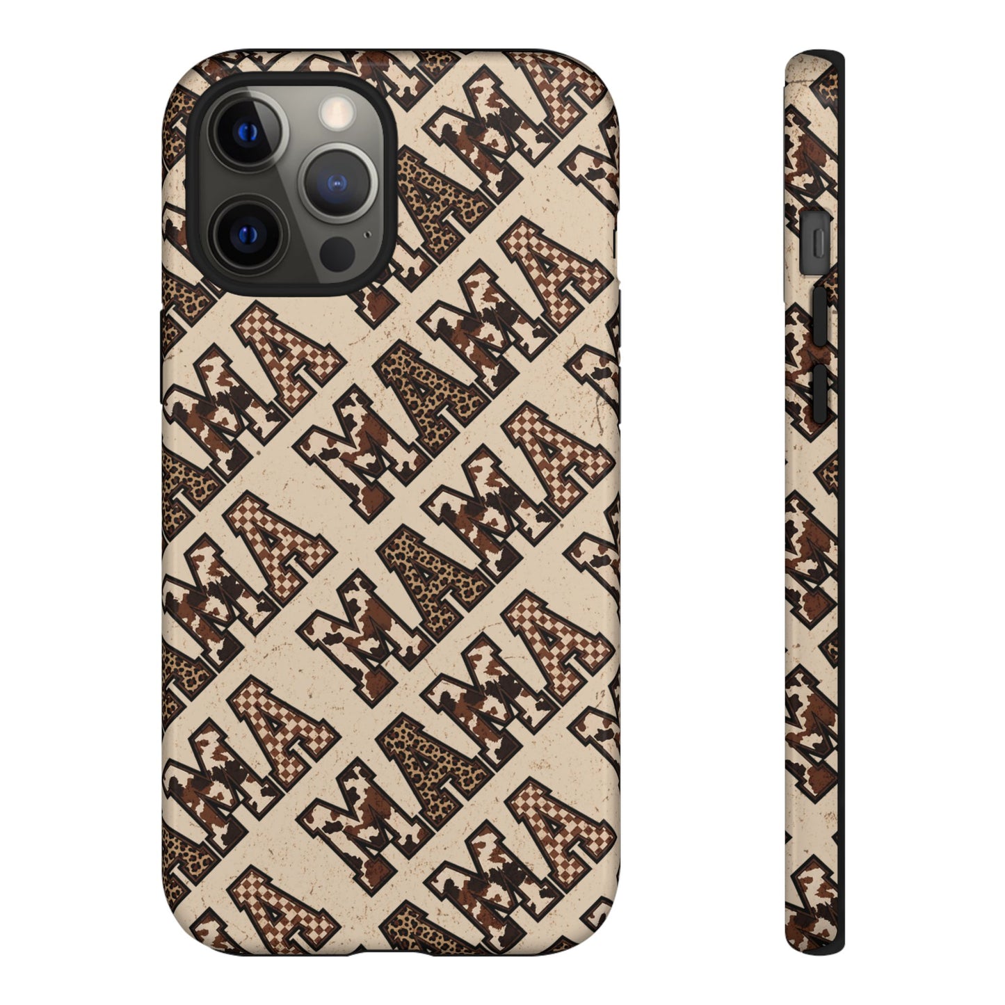 Grunge Cowhide Mama Tough Case