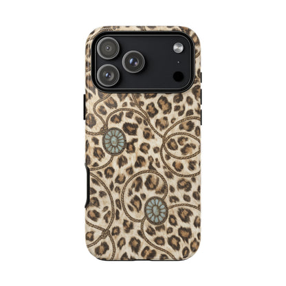 Leopard Rope Conchos Tough Case