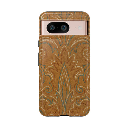 Boot Stitch Tan Tough Case