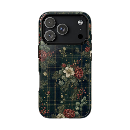 Tartan Roses Magnetic Case