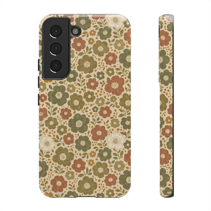 Retro Poppy Field Tough Case