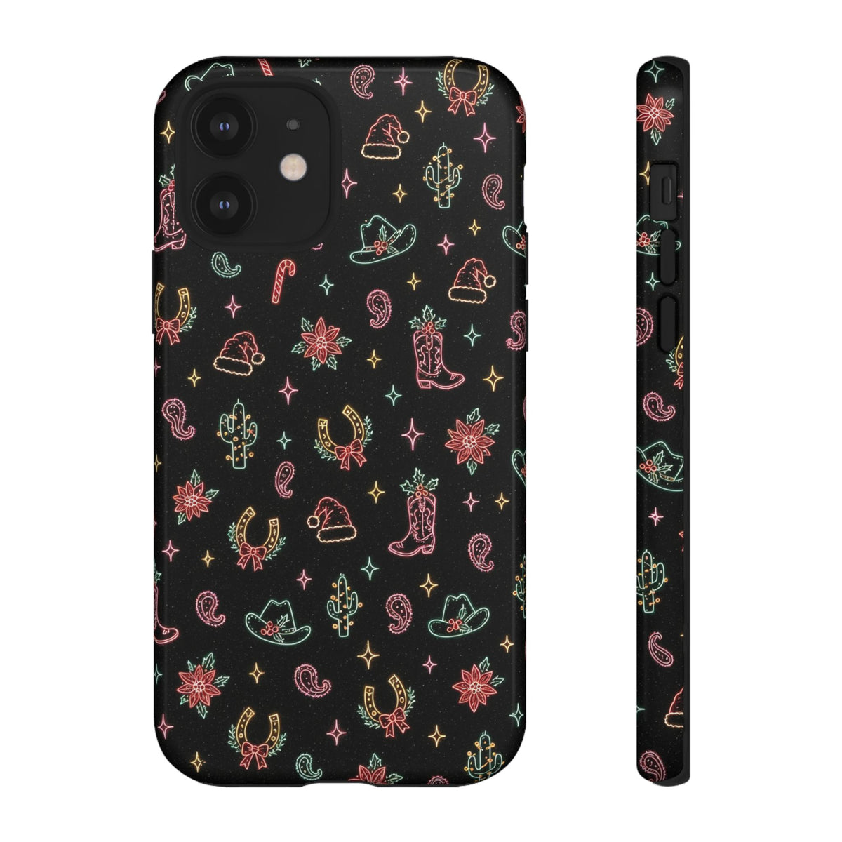 Neon Holiday Doodles Tough Case