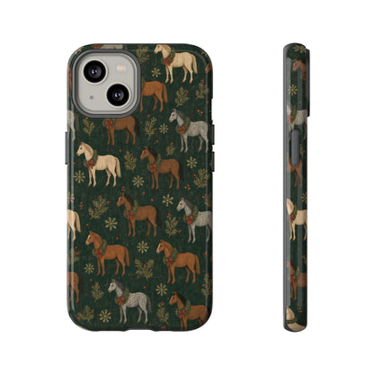 Wreath Horses Tough Case