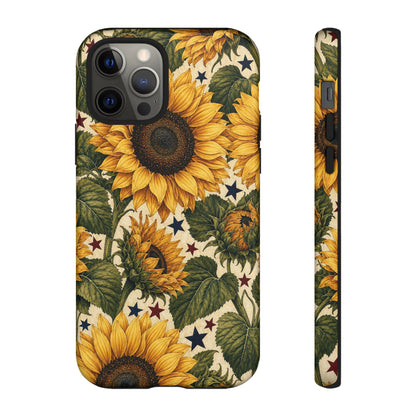 Stars And Sunflowers Tough Case
