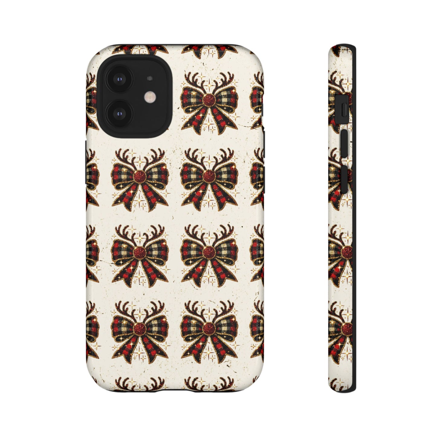 Christmas Antlers + Bows Tough Case