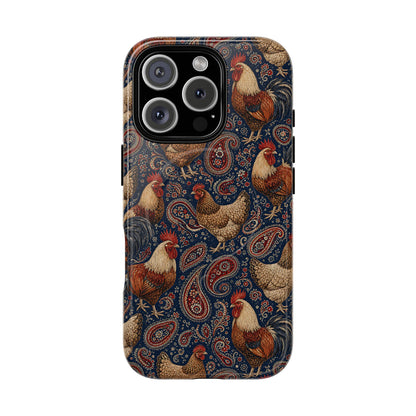 Patriotic Paisley Chickens Magnetic Case