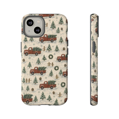 Red Truck Tree Farm Tough Case