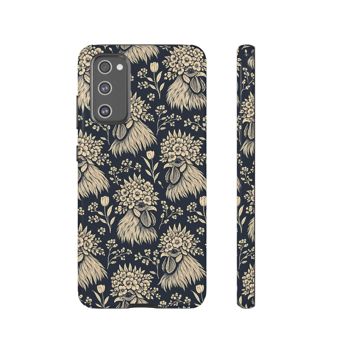 Floral Rooster Tough Case