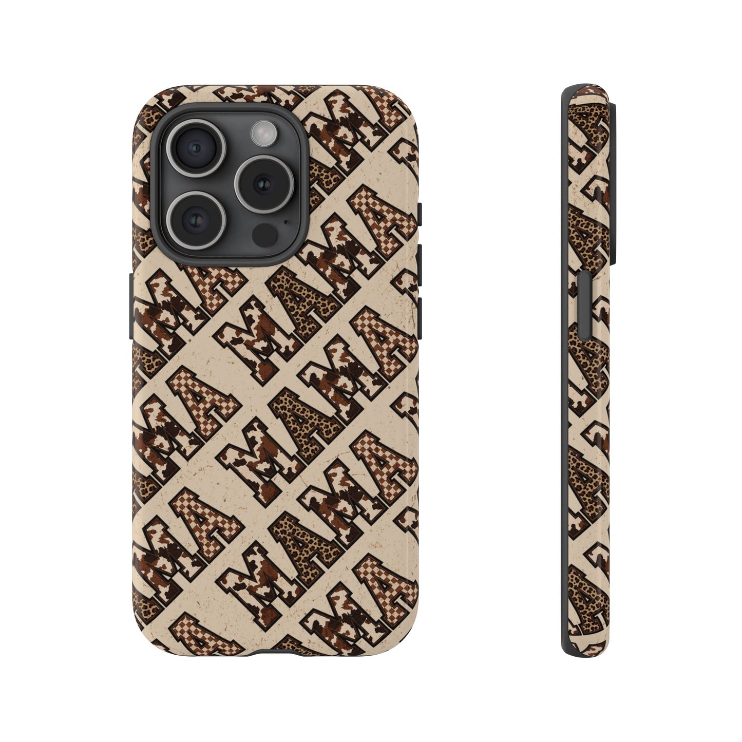Grunge Cowhide Mama Tough Case