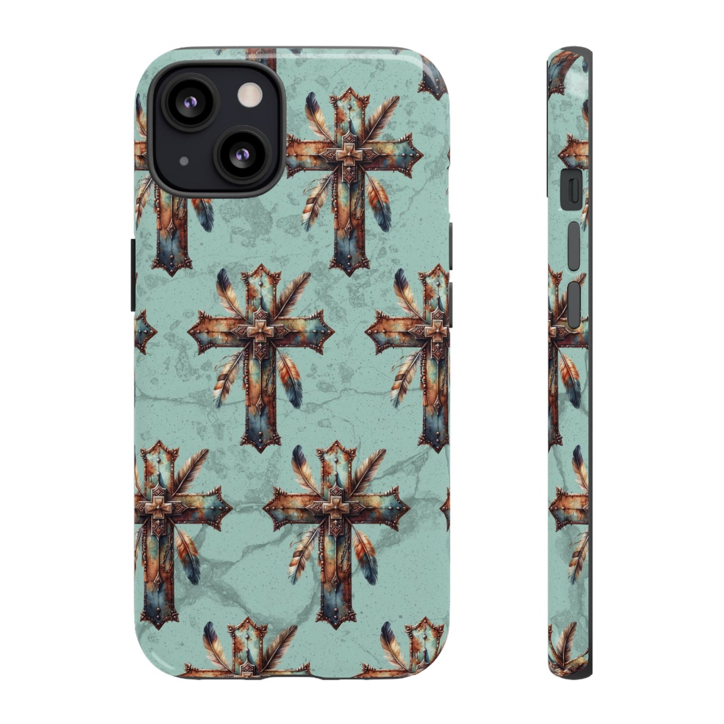 Crosses And Feathers Tough Case