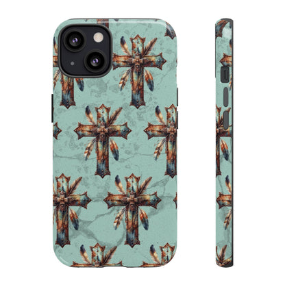 Crosses And Feathers Tough Case