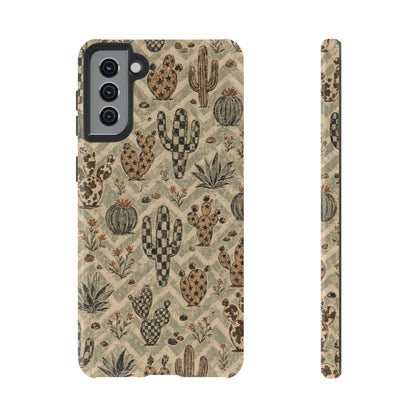 Checkered Cactus Tough Case