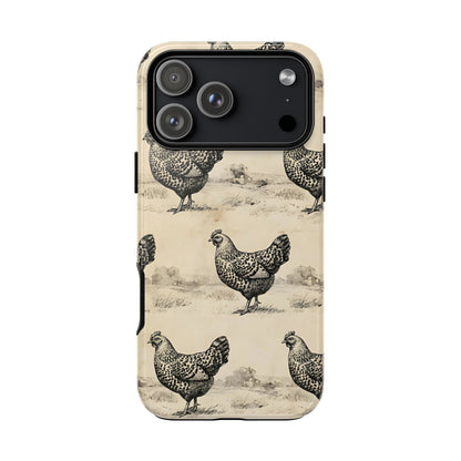 Vintage Chickens Tough Case