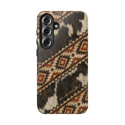 Cowhide Aztec Mama Tough Case
