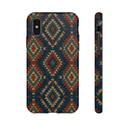 Navy Aztec Tough Case