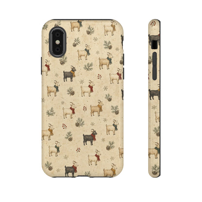 Scarf Goats Tough Case
