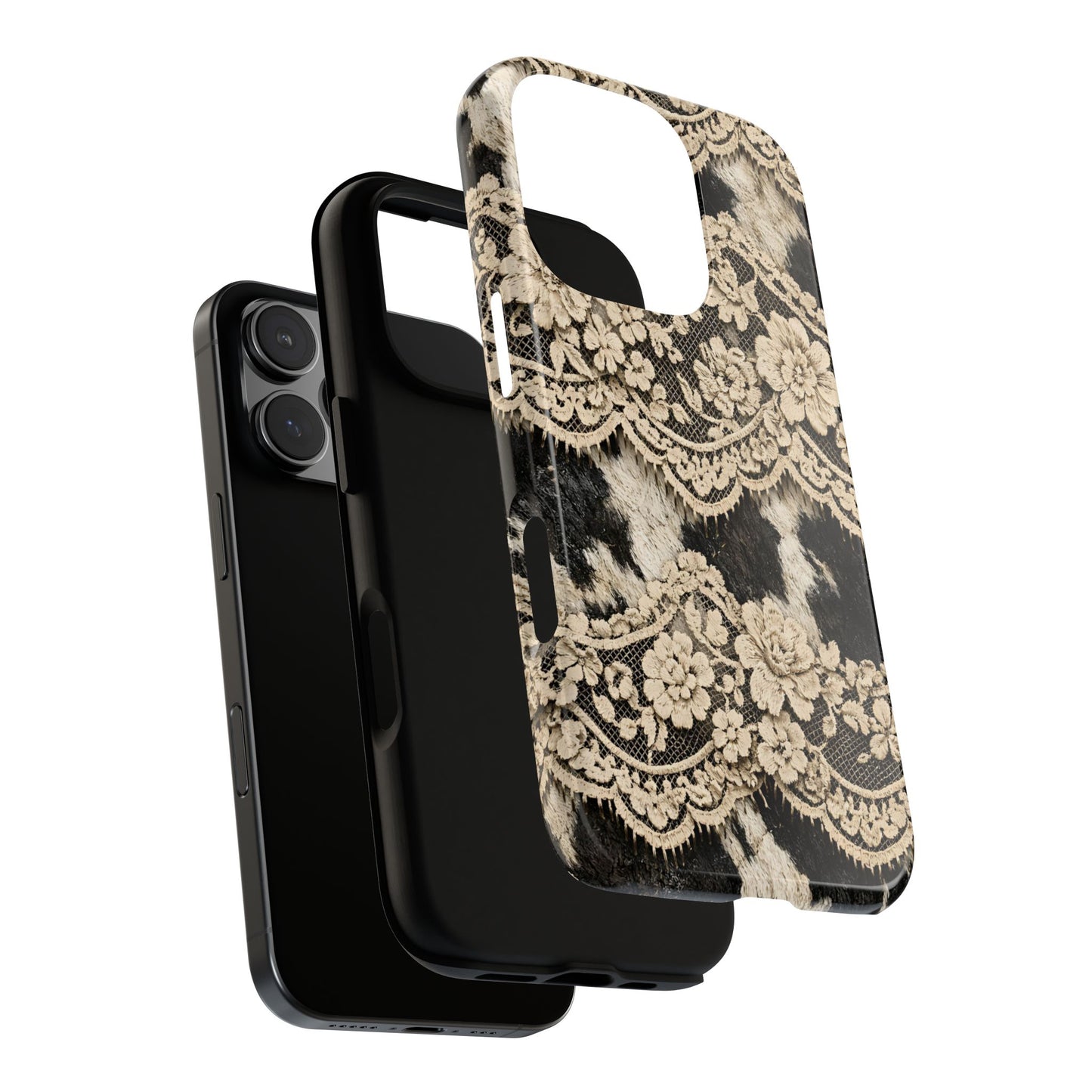 Cowhide Lace Tough Case