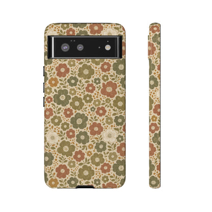 Retro Poppy Field Tough Case