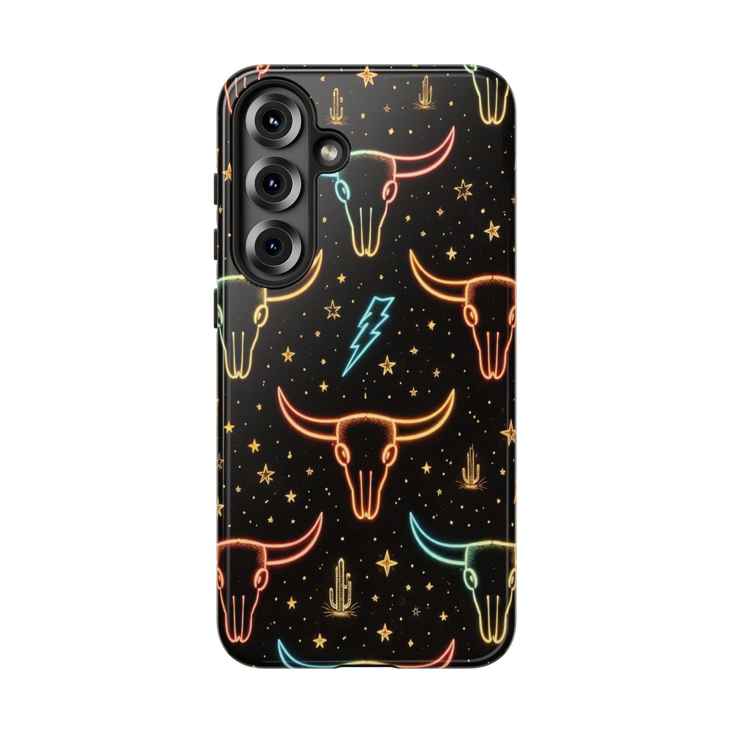 Neon Longhorns Tough Case