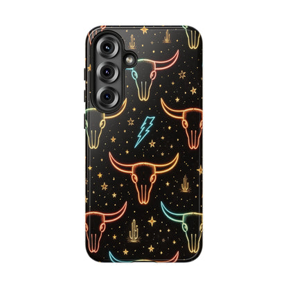 Neon Longhorns Tough Case