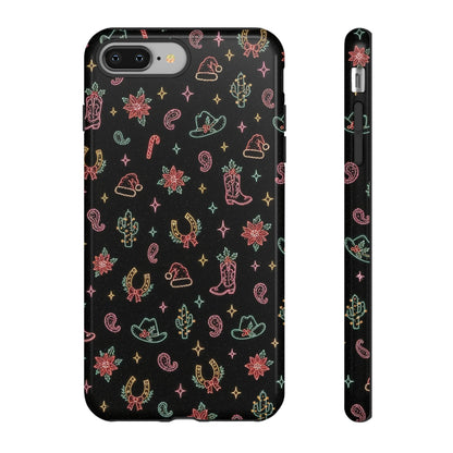 Neon Holiday Doodles Tough Case