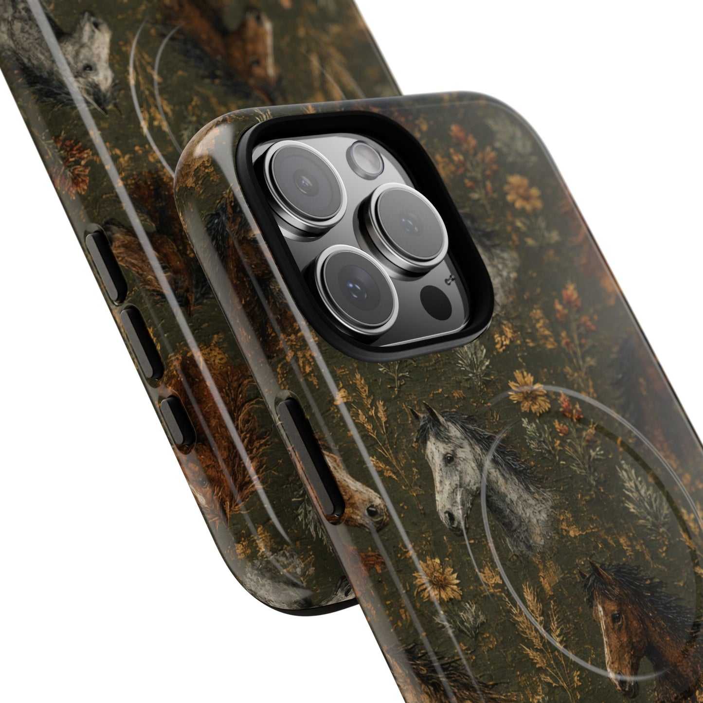 Autumn Horses Magnetic Case