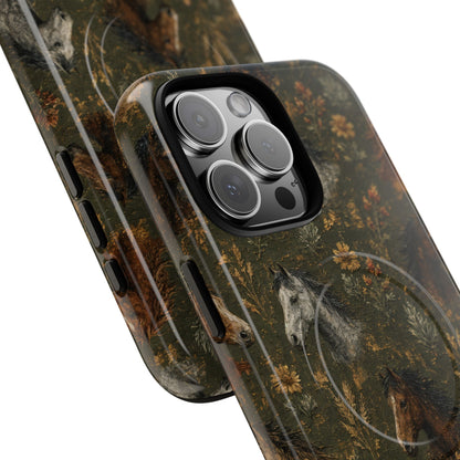 Autumn Horses Magnetic Case