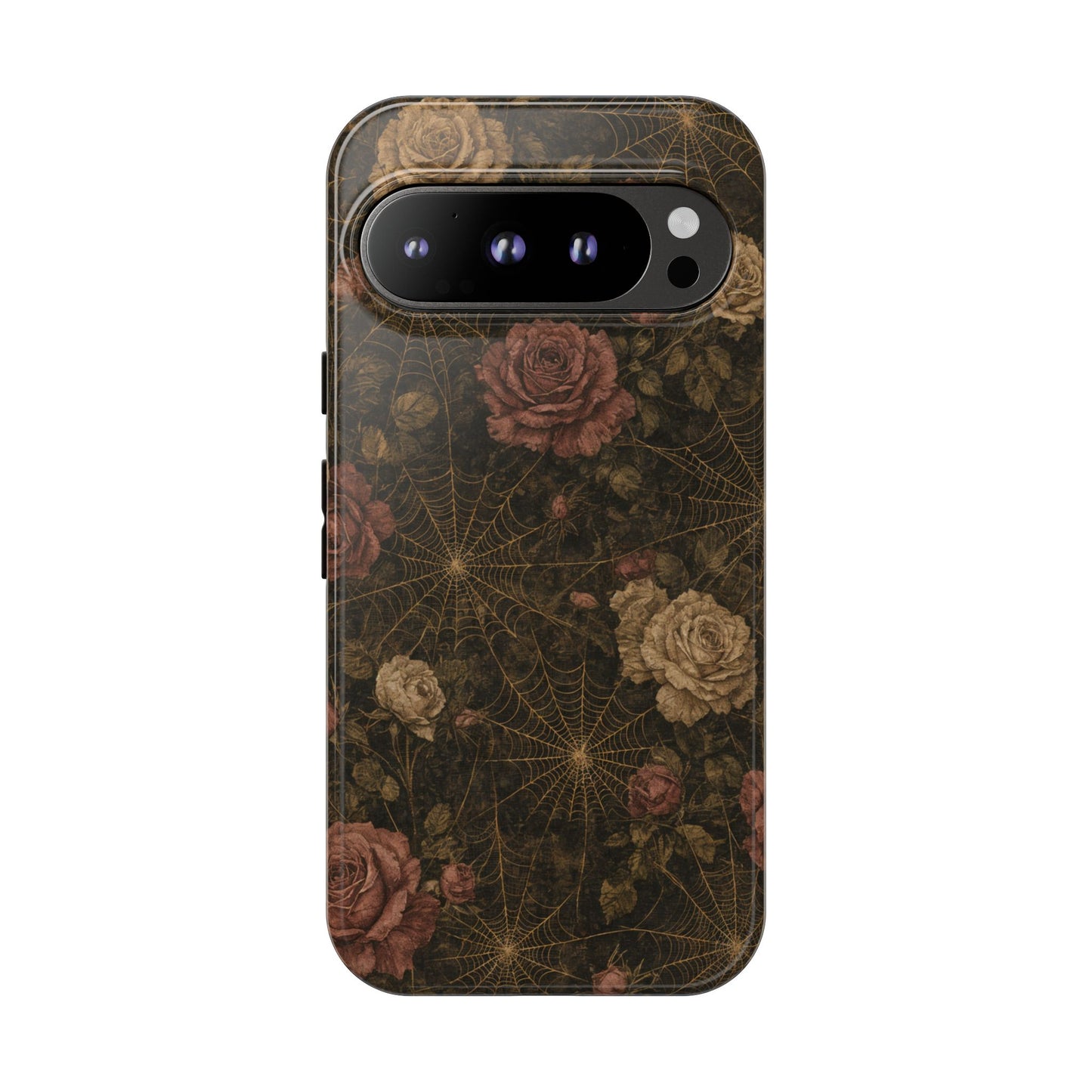 Spiderweb Rose Tough Case