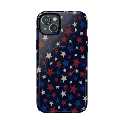 Patriotic Stars Magnetic Case