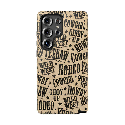 Cowgirl Slang Tough Case