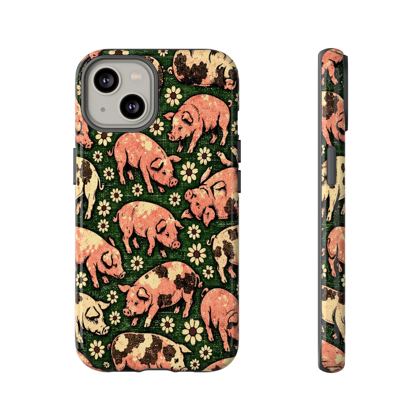 Retro Pigs Tough Case